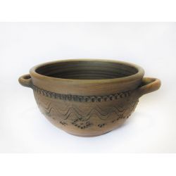 Бульйонниця із глини Візерунок (0.5 л)